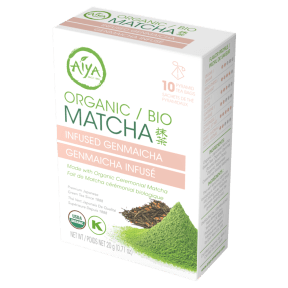 Aiya - organic matcha infused genmaicha 10bg