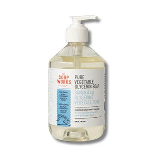 Soap works - Pure vegetable glycerin liquid soap (pump) - 500 ml