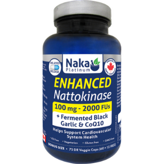 Naka - Enhanced nattokinase 100mg - 75 dr vcaps