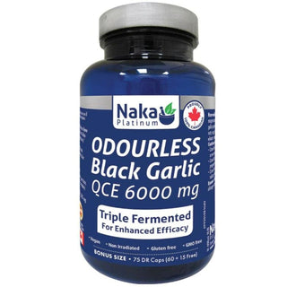 Naka - odourless black garlic - 75 vcaps