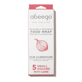 Abeego - small square (5) beeswax wrap 8 x 5ct