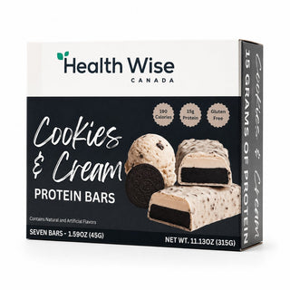 Health wise - Divine cookies & cream - 7 bars