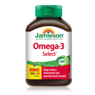 Jamieson - Omega-3 select (1000 mg) bonus - 150+50 sgels