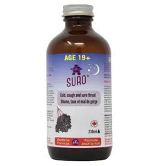 Suro - Organic elderberry syrup nighttime (19 yrs +) - 236 ml