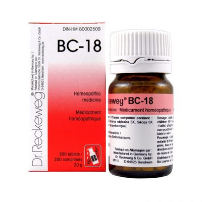 Dr. reckeweg - bc-18 20g - 200 tabs