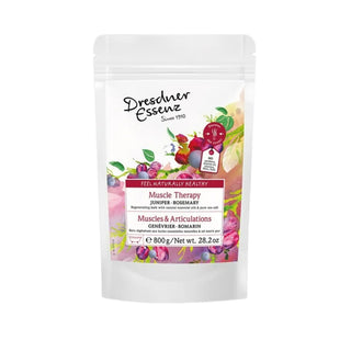 Dresdner essenz muscle therapy bath salts (800g) | juniper & wintergreen soak for muscle recovery