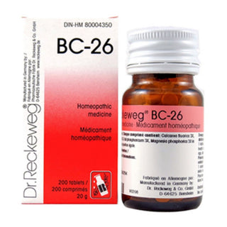 Dr. reckeweg - bc-26 20g - 200 tabs