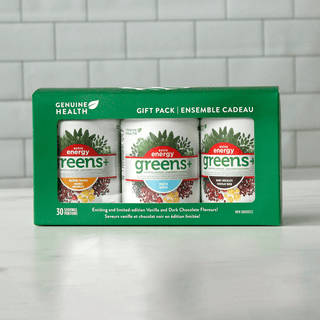 Genuine health - Greens extra energy holiday pack ( 3 pack)