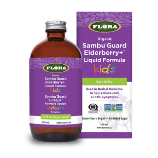 Flora - sambu guard elderberry+ liquid formula for kids 250 ml