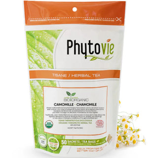 Phytovie - Chamomile (calming & digestive) org herbal tea - 50 bags