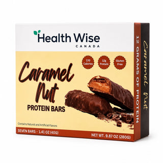 Health wise - Layered caramel nut bar 7 bars