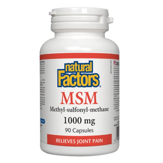 Natural factors - Msm methyl-Sulfonyl-Methane 1,000 mg