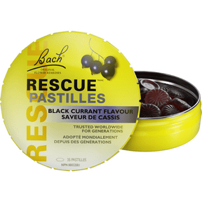 Bach - Rescue pastilles, black currant - 35 lozenges