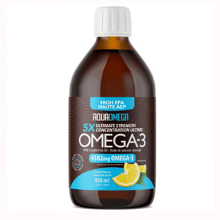 Aquaomega - high epa lemon 380 mg - 450 ml