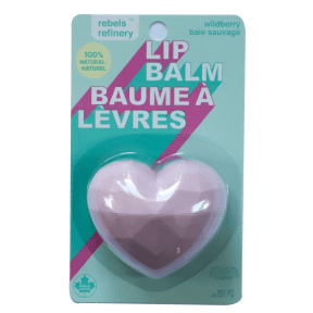 Rebels refinery - heart lip balm pink wildberry 7 g