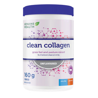 Genuine health - Clean collagen bovine : unflavoured - 160g (tbd)