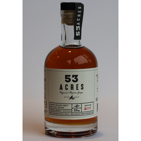 53 acres - organic amber maple syrup - golden 375ml