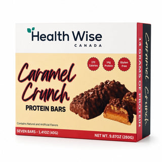 Health wise - Protein caramel crunch bar - 7 bars