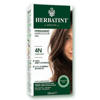 Herbatint - 4n chestnut permanent haircolour gel 135 ml