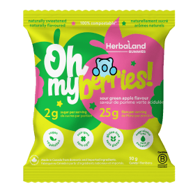 Herbaland - oh my berries! sour green apple 12 x 50 g