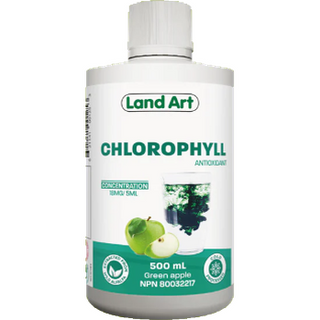 Land art - Chlorophyll liquid