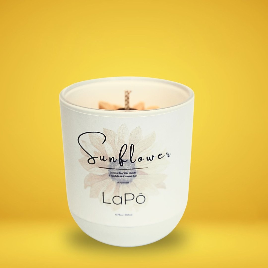 Lapo - candle - sunflower