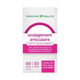 Genuine health - joint relief nem & fermented turmeric - 60 caps