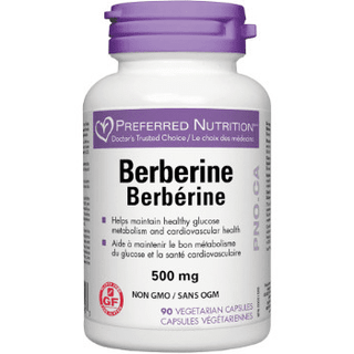Preferred nutrition - berberine 500mg - 90 vcaps