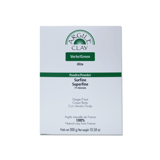 Argile clay - Clay green illite superfine 77 microns - 300g