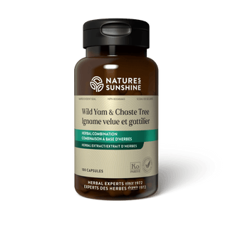 Nature's sunshine - wild yam & chaste tree - 100 caps