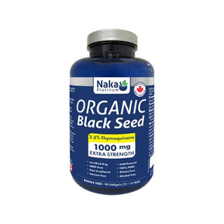 Naka - Platinum organic black seed 1000mg - 90 sgels