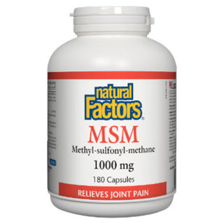 Natural factors - msm - methyl-sulfonyl-methane 1000 mg
