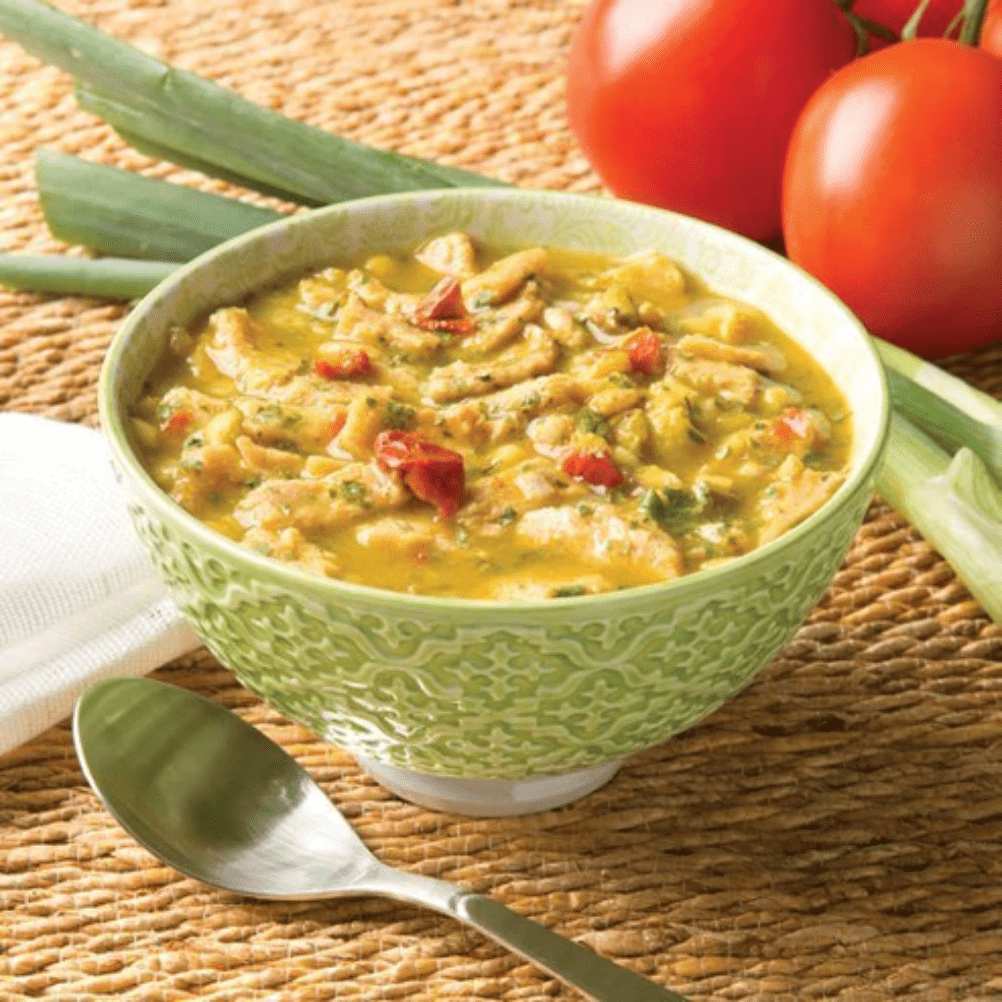 Health wise - vegan chicken curry