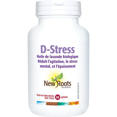 New roots herbal D-Stress Lavender Oil, 80 mg · 60 softgels