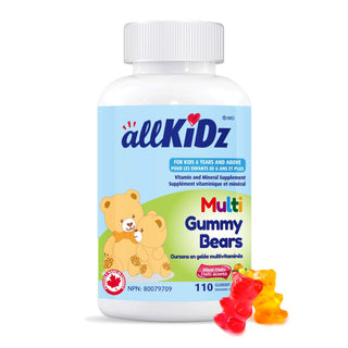Allkidz - multi gummy bears : mixed fruits - 110 gummies