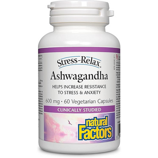 Natural factors - Stress relax ashwagandha 600 mg - 60 vcaps