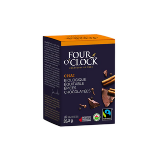 Four o clock - herbal tea chai chocolate spices org - 16 bags