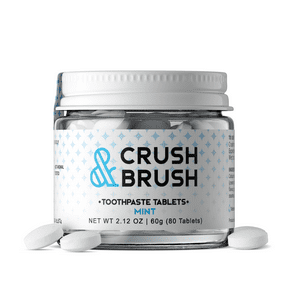 Nelson naturals - crush and brush - mint - glass jar 60 g