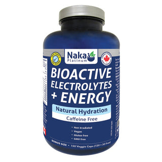 Naka - Platinum bioactive electrolytes+energy - 150 vcaps