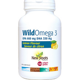 New roots - Wild omega 3 (epa 660, dha 330) lemon