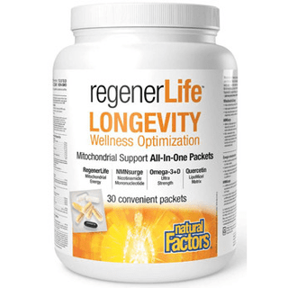 Natural factors - regenerlife longevity - 30 pack