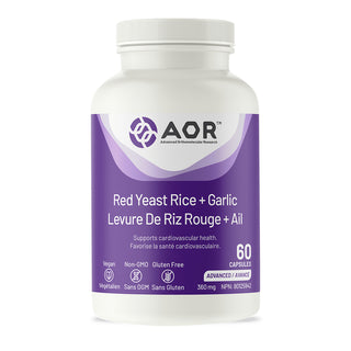 Aor - Red yeast rice + garlic - 60 caps