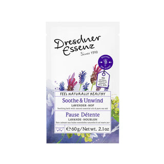 Dresdner essenz - Soothe and unwind bath salts : lavender & hop - 60g