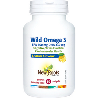 New roots - Wild omega 3 (epa 660, dha 330) lemon