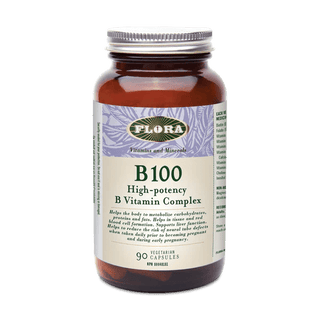 Flora - b 100 - vitamin complex high potency  90 caps