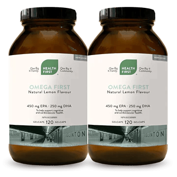 Health first - omega first gelcap duo pack 120 +120 gelcaps