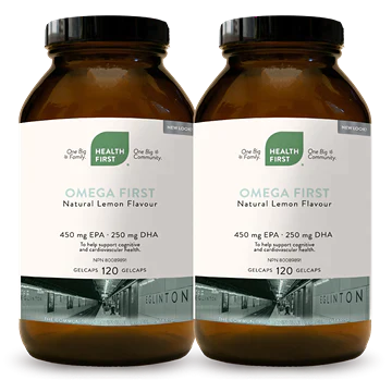 Health first - omega first gelcap duo pack 120 +120 gelcaps