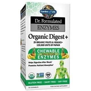 Dr. Formulated Enzymes Organic Digest+ -Garden of Life -Gagné en Santé