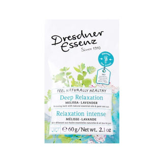 Dresdner essenz - Deep relaxation bath salts : melissa & valerian - 60g