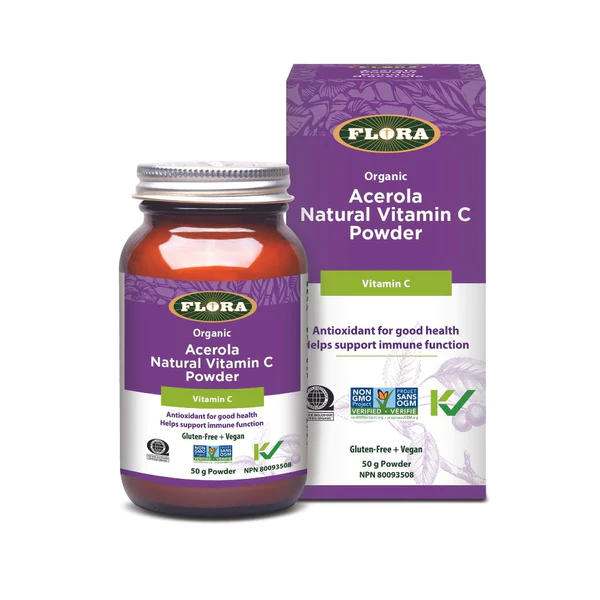 Flora - acerola natural vitamin c powder  50 g